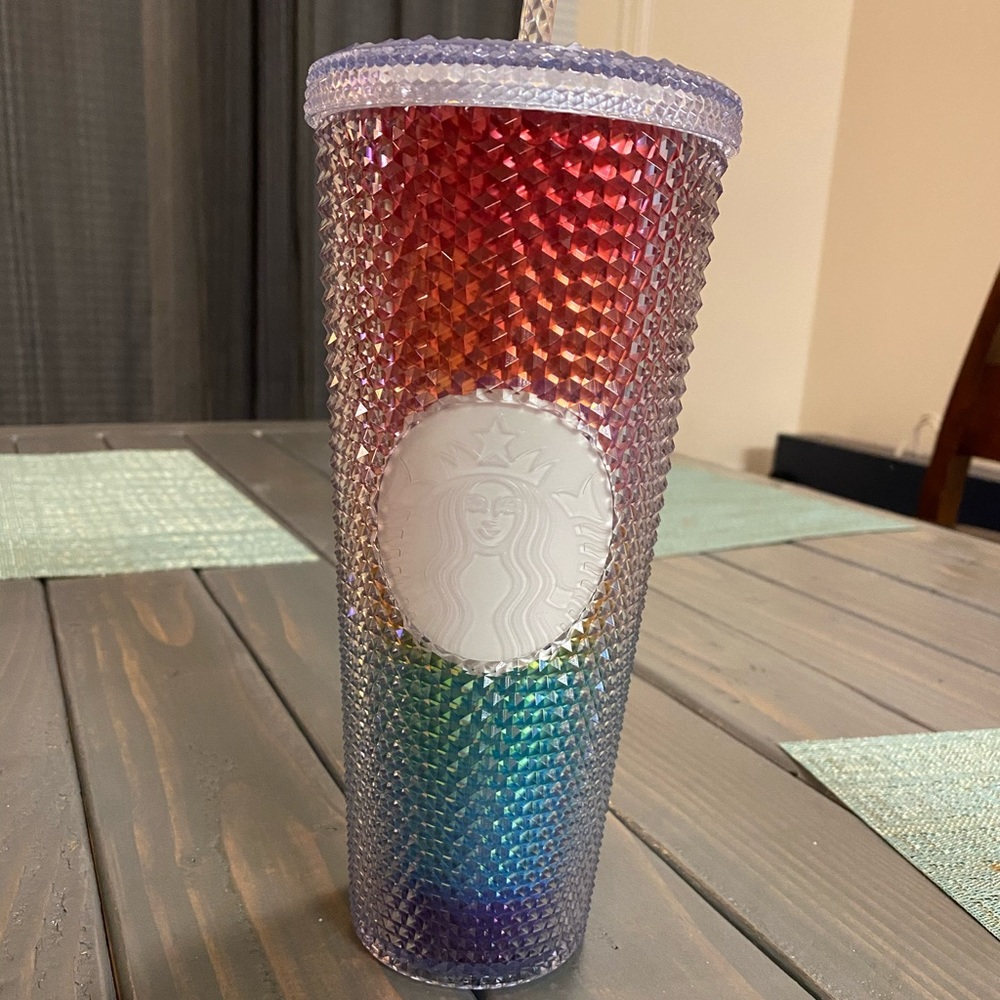 2020 studded rainbow 🌈 Starbucks cup